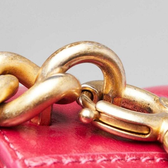 Chanel Red Calfskin Leather Round As Earth Bag - Picture 7 of 12